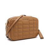 Кожаная сумка-мессенджер Michael Kors - коричневый(32R4GJ6M8L)