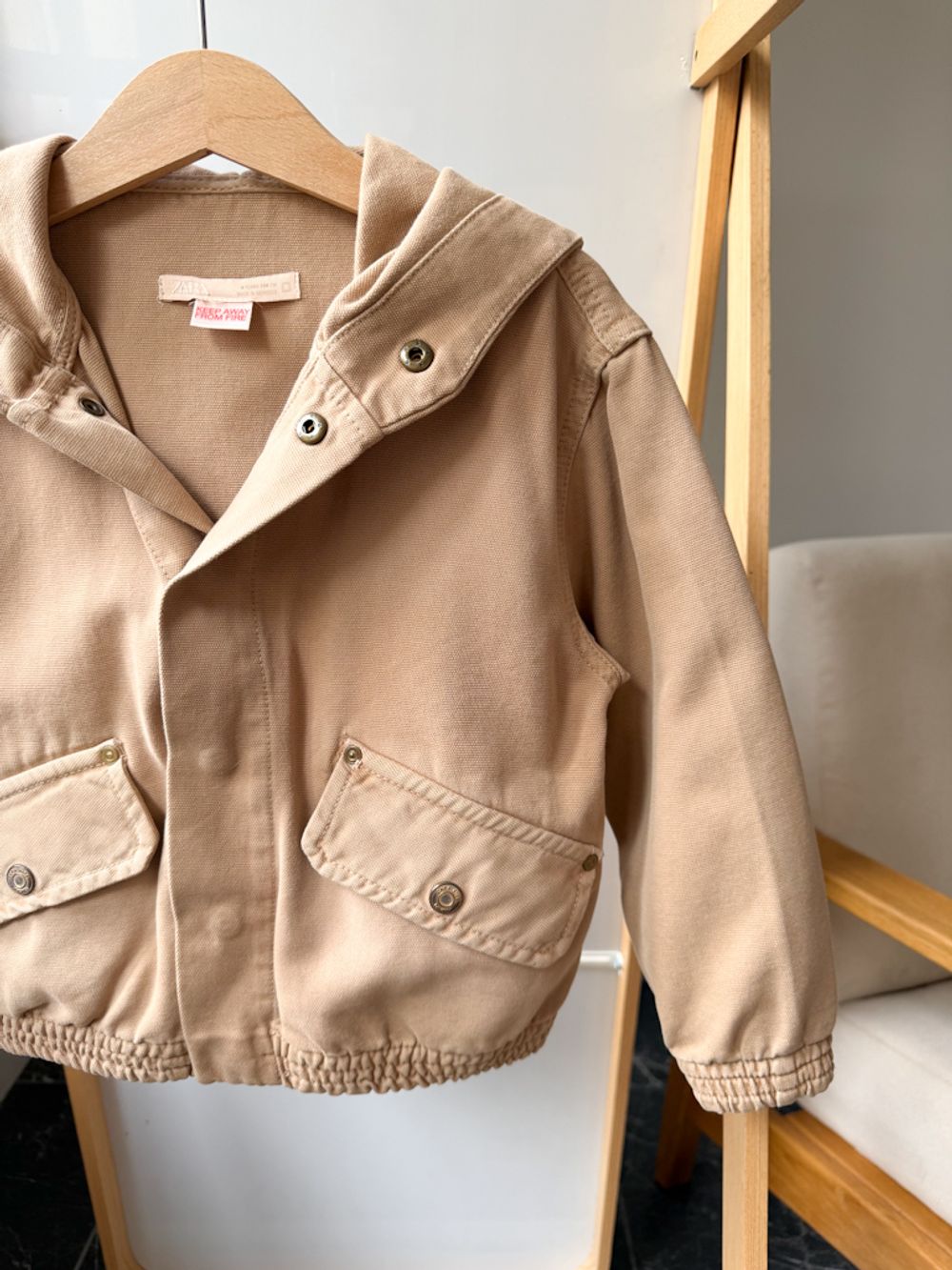 Хлопковая куртка Zara, 104