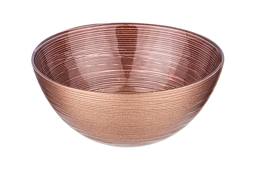 Салатник 15x6.5см Garda Decor Miracle шоколад