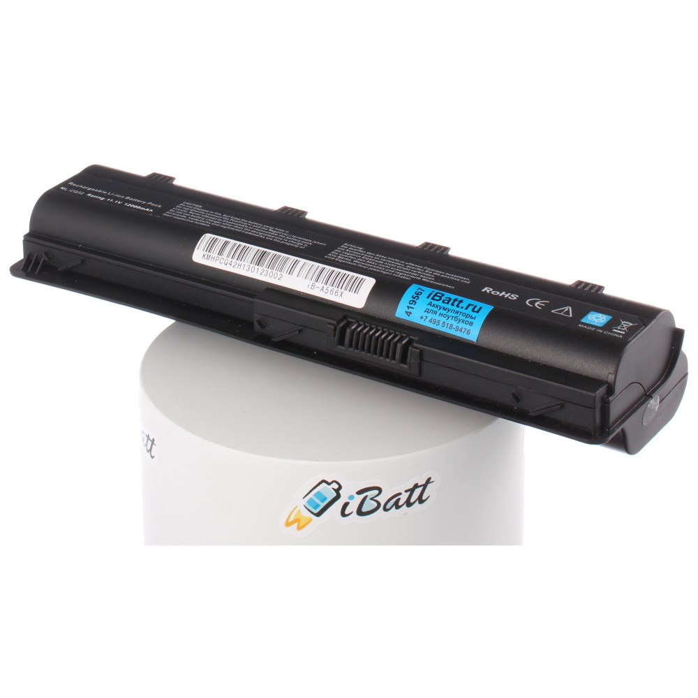 Аккумулятор iBatt 13600mAh, для HP- Pavilion g6-2127sr 635 Notebook PC CQ58-253SR g6-1000er Presario CQ56-103ER dv6-3109er dv7-6b53er