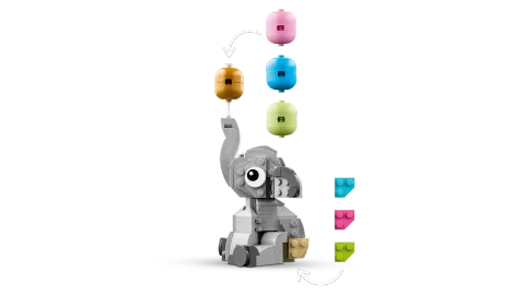 Конструктор LEGO 40814 Слоненок в небе