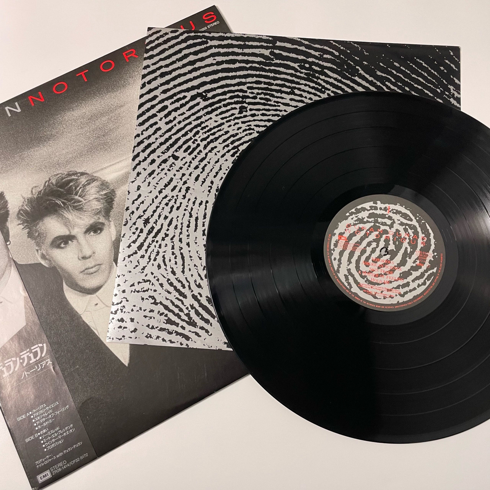 Винтажная виниловая пластинка LP Duran Duran Notorious (Япония 1986) (Оби)