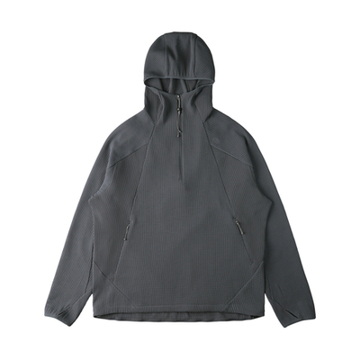Худи Nothomme BlueMonte Half-zip Waffle графит