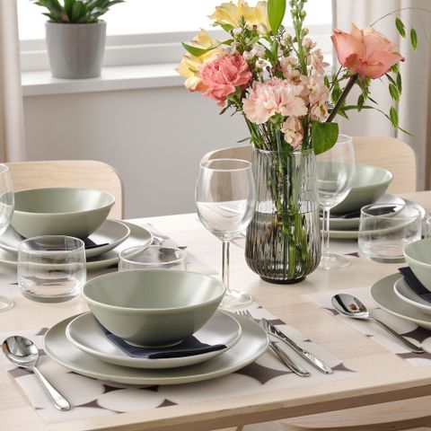 Салфетка для сервировки IKEA VARKLYNNE (ВОРКЛИННЕ), Коричневый с рисунком, 36х29 см
