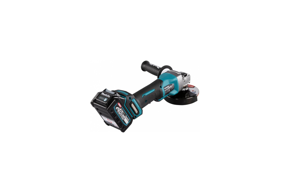 Машина шлифовальная угловая Makita аккум. XGT BL 40В, 125 мм, с комплектом аккум. 1x4Ач BL4040F, зарядным устройством DC40RA, Makpac 4 GA013GU101