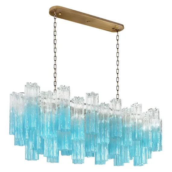 Подвесная люстра Murano 10580/1000R Clear blue Loft It