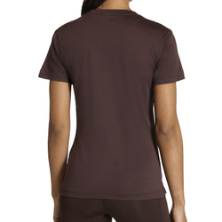 Женская теннисная футболка Adidas V-Neck - aurora cofee/brown