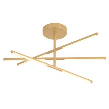 Светодиодный потолочный светильник 32W 3000К Largo PL32W D730 Gold золото Crystal Lux