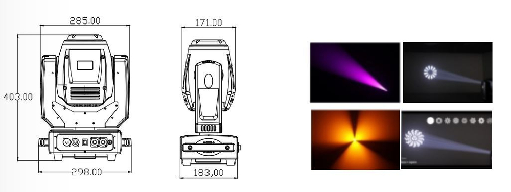 C15 150W SPOT LED