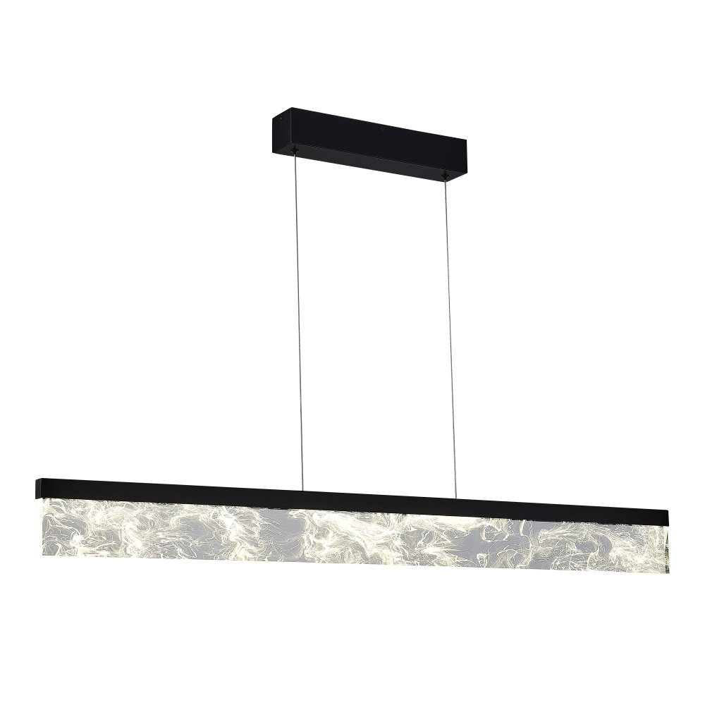 Светильник подвесной ST-Luce Черный/Дымчатый LED 1*45W SPLENDID sl6234.403.45