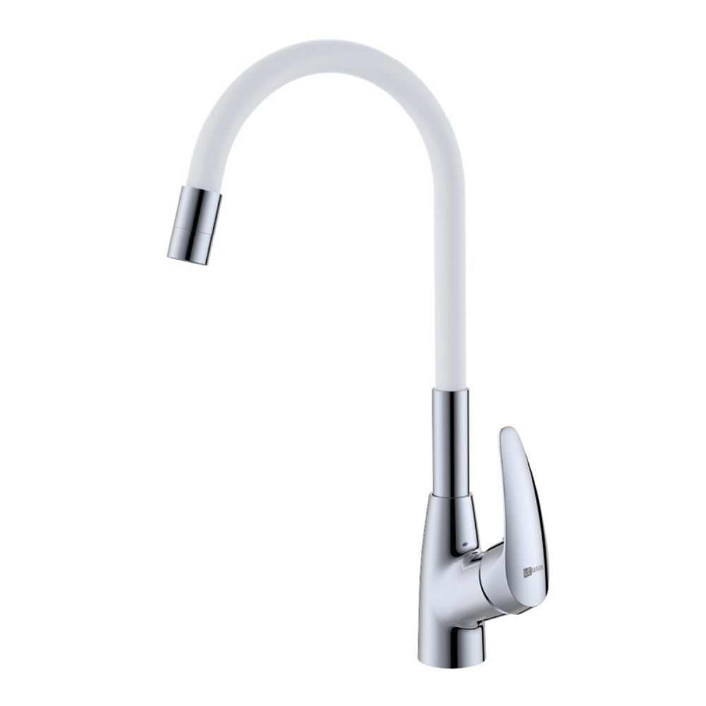смеситель кухня LEMARK Linara с гибким изливом LM0415C-White