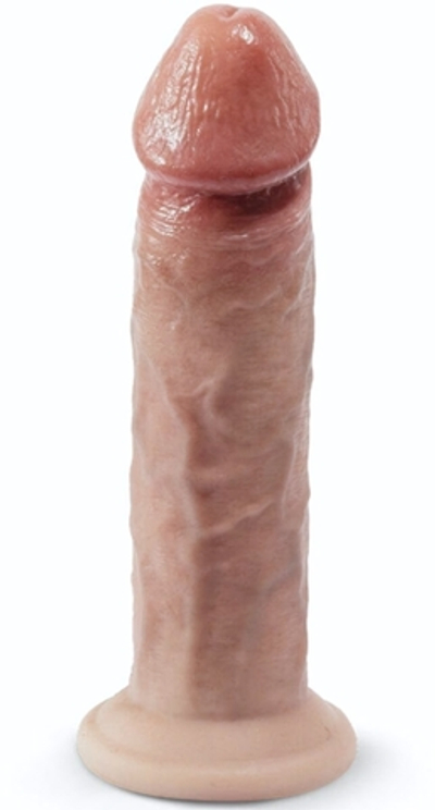 Телесный фаллоимитатор SILEXD Model 1 Premium Real Skin - 19 см.