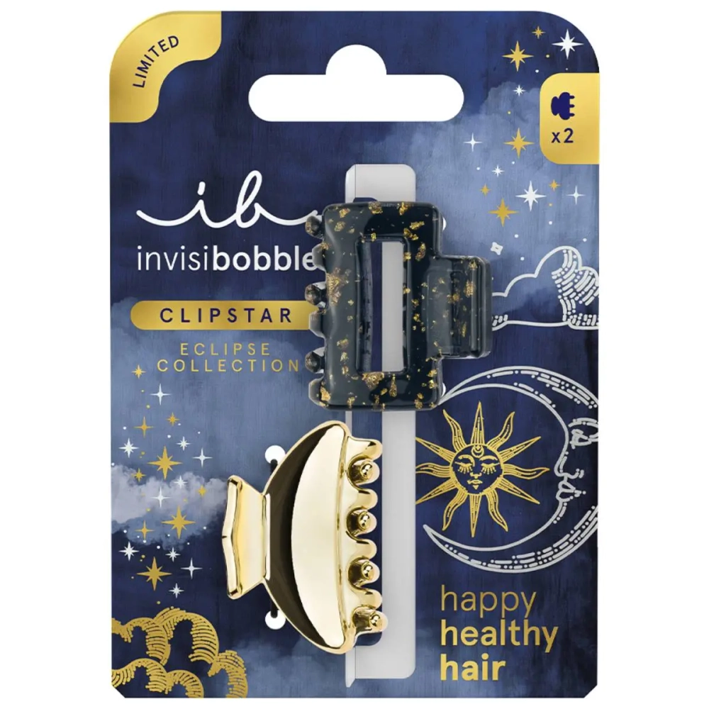 Заколка-крабик для волос invisibobble CLIPSTAR Eclipse Lunar Glam S