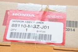 88110-MGZ-J01. MIRROR ASSY., R. BACK. Honda CBR500, CBR400 2013-2018