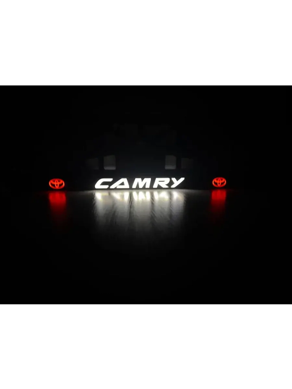 Рамка для номера с подсветкой. RLOGO Camry.