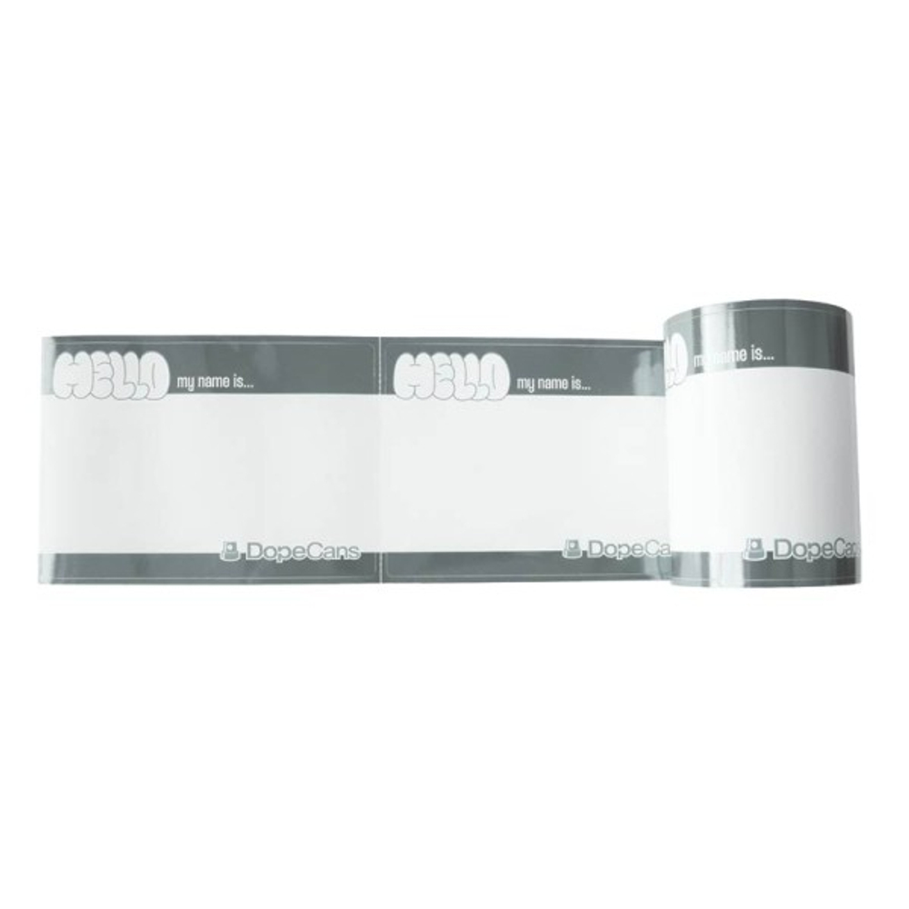 Стикер Dope Metallic Hello Silver