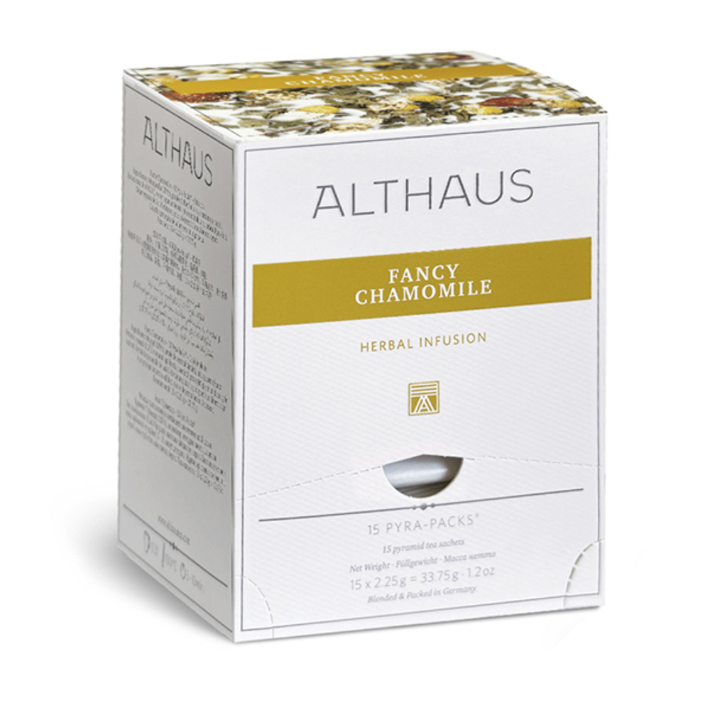 Чайный напиток травяной Althaus Fancy Chamomile в пирамидках, 15 шт
