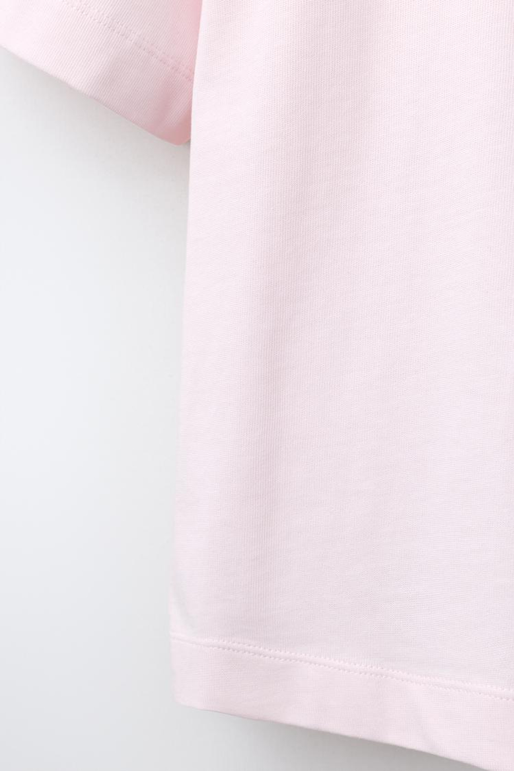 ZARA ОДНОТОННАЯ ФУТБОЛКА HEAVY JERSEY, РОЗОВЫЙ
