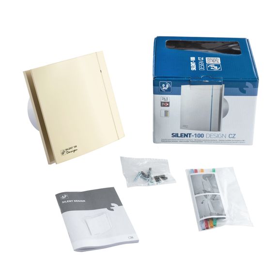 Вентилятор Soler &amp; Palau Silent Design 100 CZ 4C MARFIL