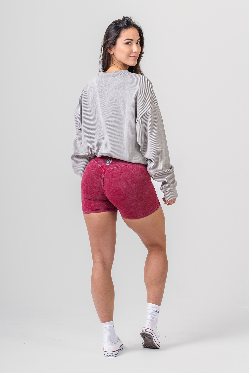 Свитшот Oversized Pullover SIGNATURE 797 Светло серый