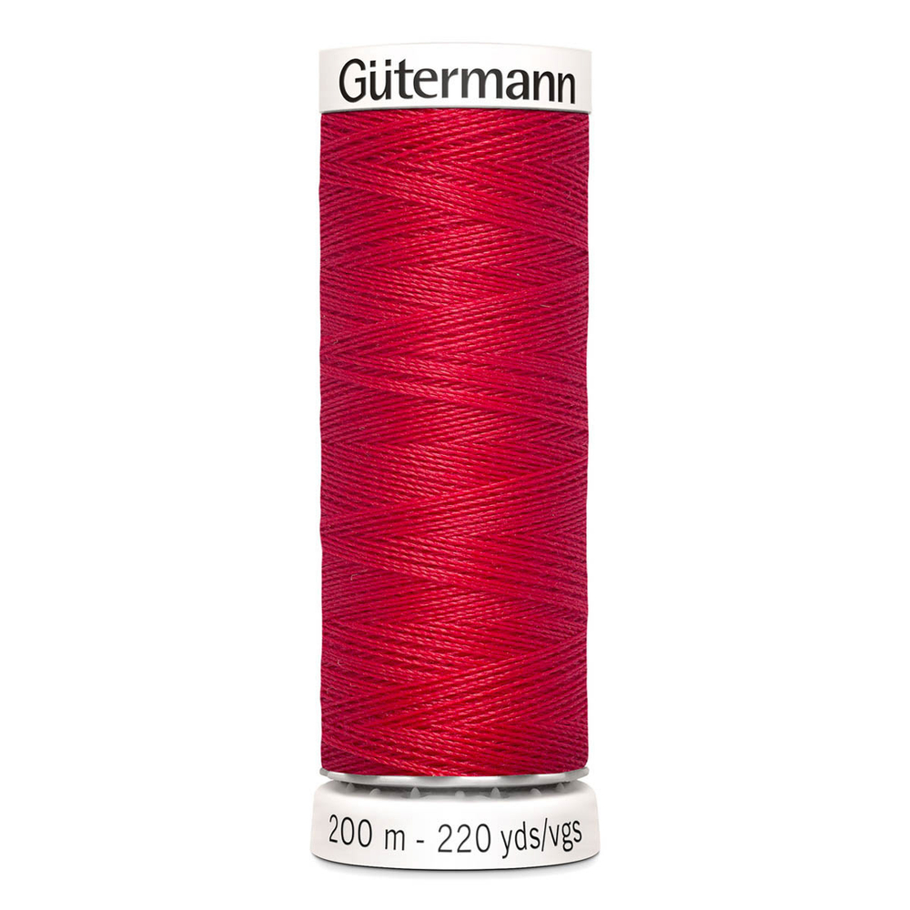 01 Нить Sew-All 100/200 м для всех материалов, 100% полиэстер Gutermann 748277 (156 красный)