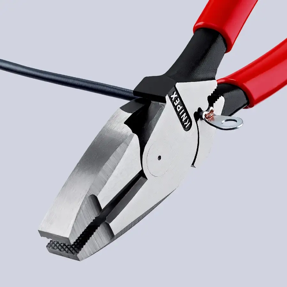 Плоскогубцы электромонтера черненые 240 мм Knipex 09 01 240