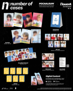 Альбом NOUERA - N: NUMBER OF CASES 2nd Mini Album POCA RANDOM Version