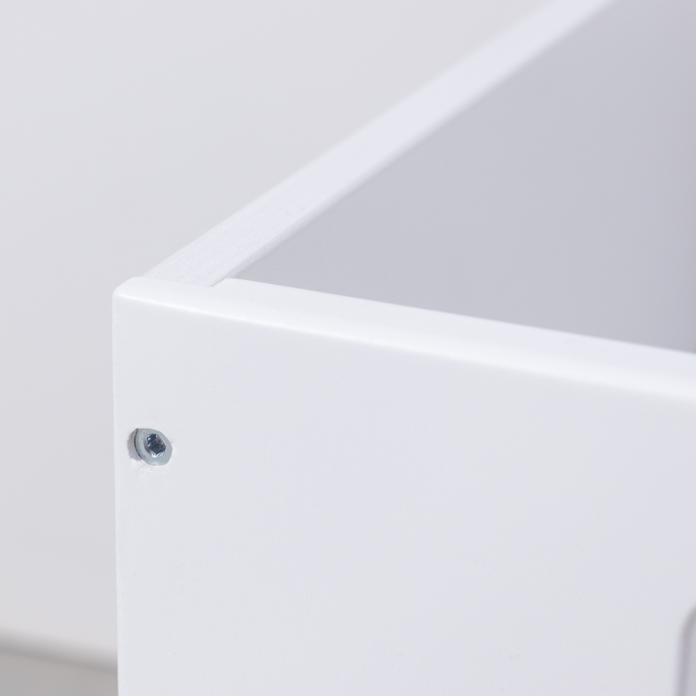 Dipriz Стул перевертыш Чек, растущий детский стол и стул 2в1 из фанеры березы, белый