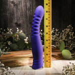 Фиолетовый вибростимулятор Trixxxie - 22,2 см.