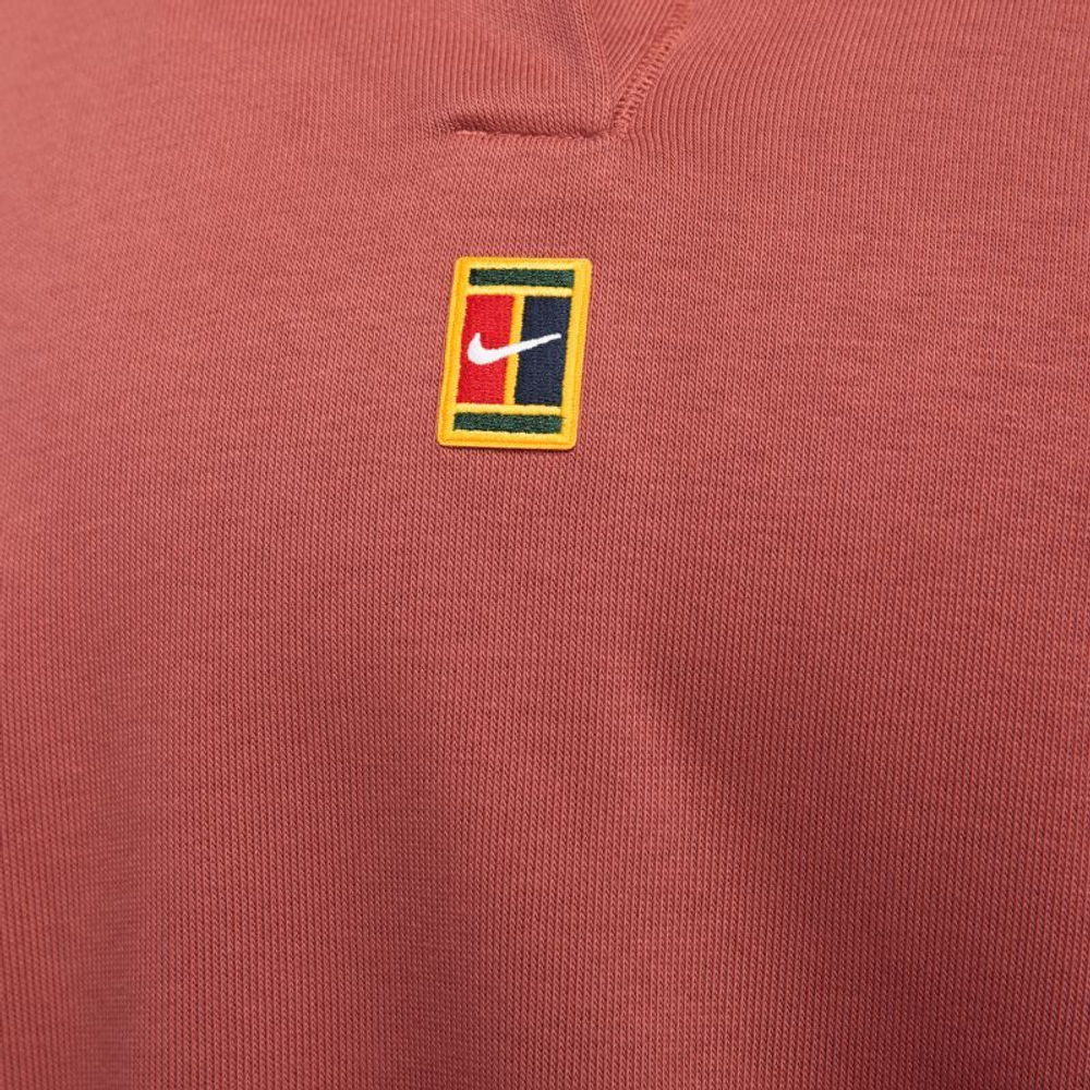 Женская Кофта теннисная Nike Court Dri-Fit Heritage Tennis Polo - Коричневый