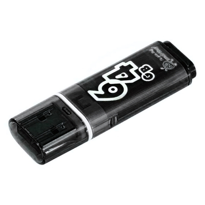 Флеш-накопитель 64 Gb Smartbuy Glossy Black