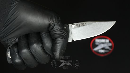 Складной нож Cold Steel 27BAC Mini Recon 1 Clip Point c клинком из стали AUS-10A, рукоять GRN