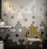 Equipe Scale Hexagon White Matt 10.7x12.4