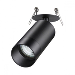 370873 SPOT NT22 черный Светильник встраиваемый IP20 GU10 9W 220V SLIM