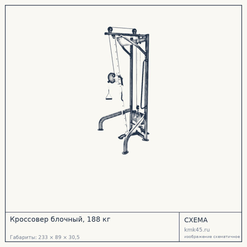 Кроссовер блочный, 188 кг — от 149 000 ₽
