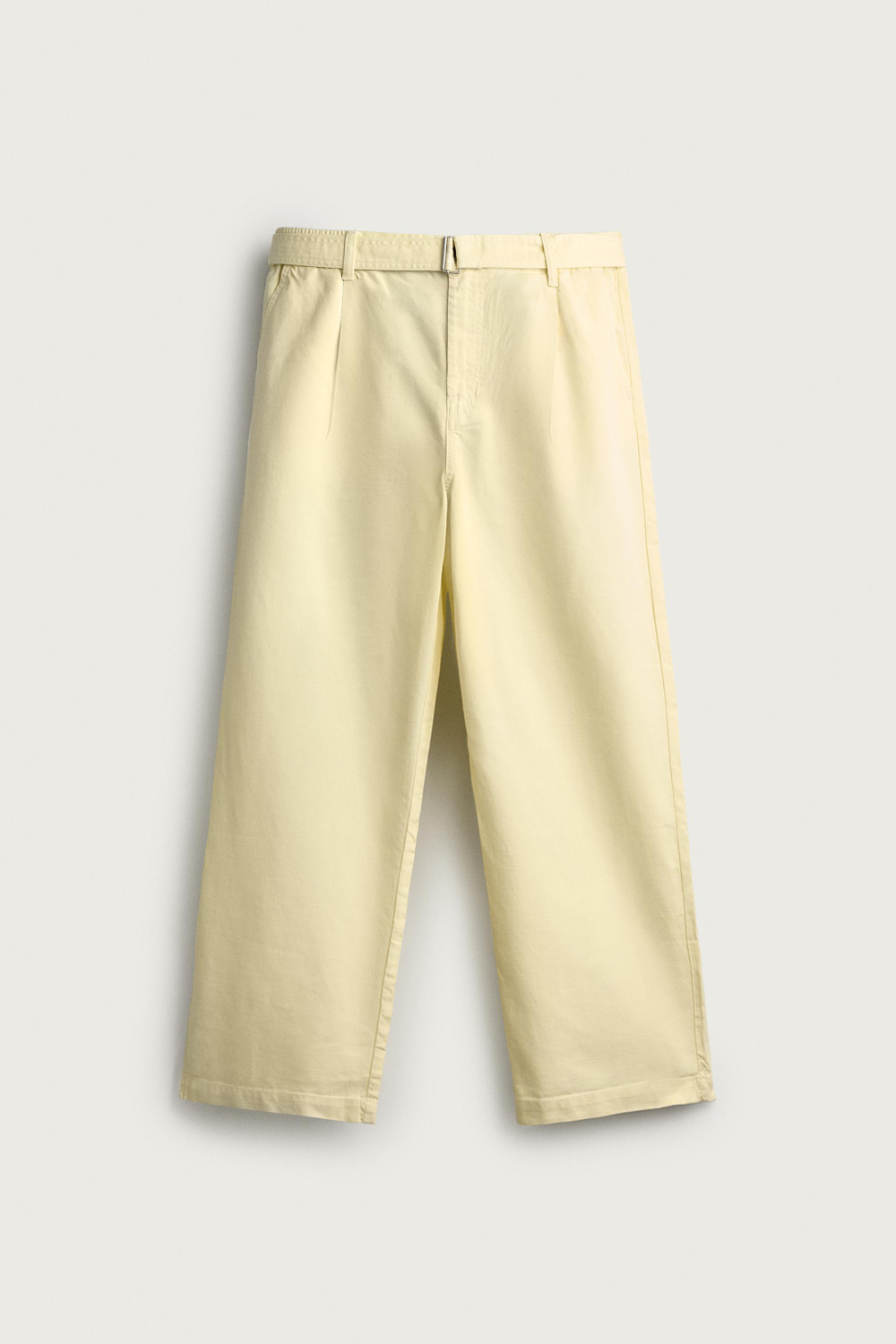 БРЮКИ RELAXED FIT СО СКЛАДКАМИ И РЕМНЕМ — ZARA