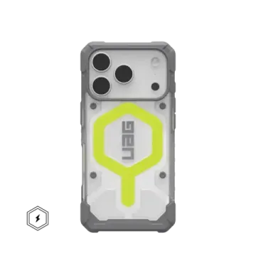 UAG Pathfinder Clear with MagSafe Series Case for Apple iPhone 17 Pro Active Neon (Жёлтый)