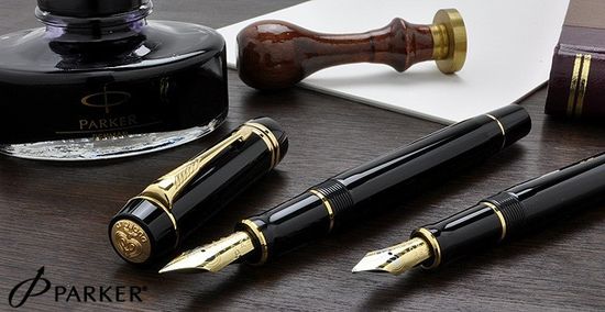 Перьевая ручка Parker Duofold Centennial, Black GT, S0690330