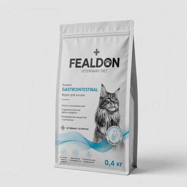 Сухой корм для кошек Fealdon GASTROINTESTINAL холистик