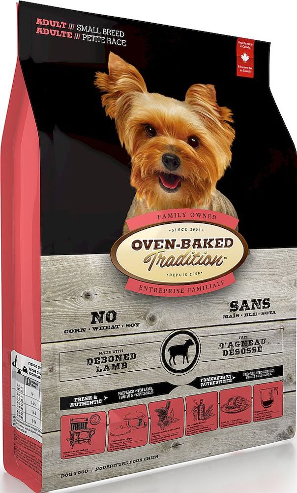 Oven Baked Tradition Adult Dog Small Breeds корм для собак мелких пород со свежим Ягненком 2,27кг Oven Baked Tradition Adult Dog Small Breeds корм для собак мелких пород со свежим Ягненком 2,27кг