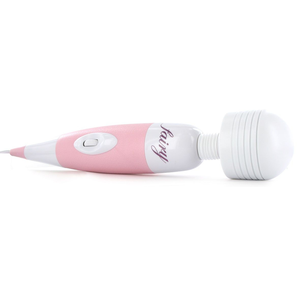 Перезаряжаемый вибратор Fairy Massage Wand (Цвет: розовый с белым)