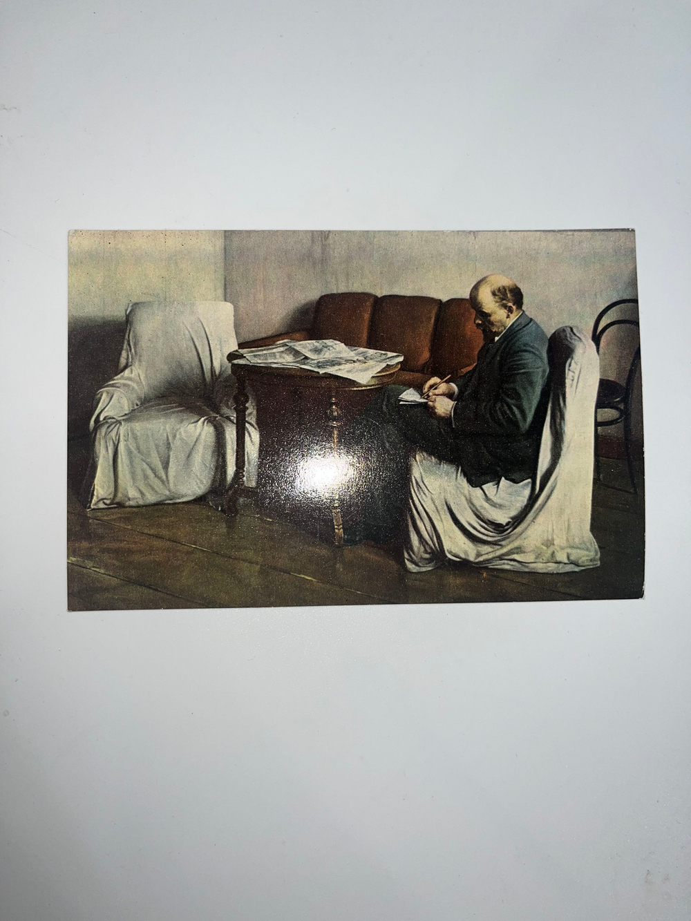 Открытка "Ленин В.И. в Смольном"