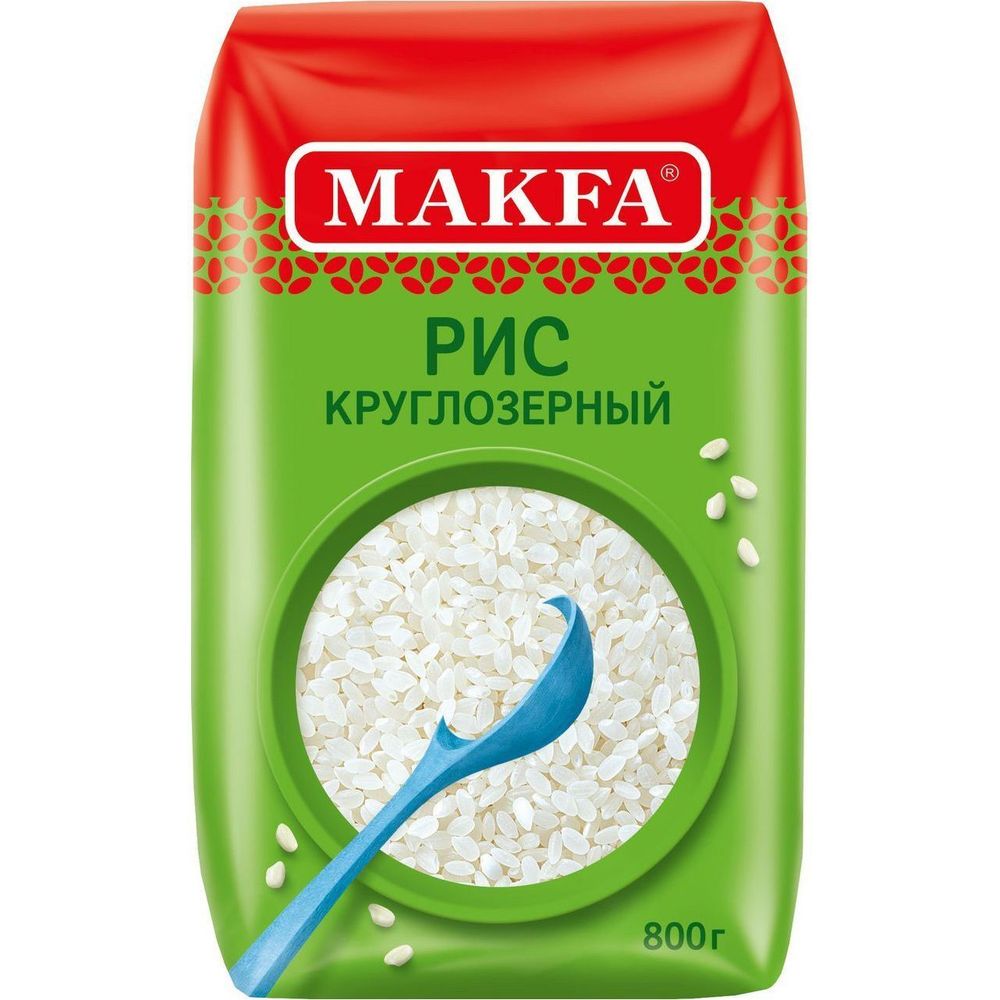 Рис Макфа шлифов круглозерный 800г