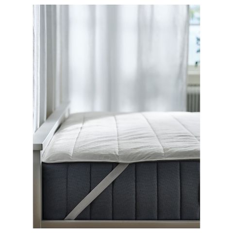 Наматрасник IKEA ROSENVIAL (РОСЕНВИАЛЬ), Белый, 90х200 см