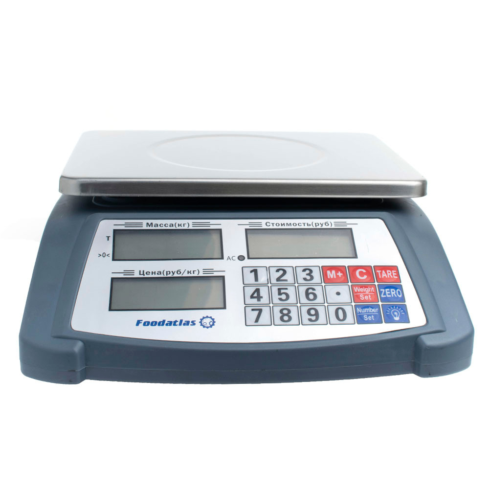 Торговые весы Foodatlas 15кг/1гр YZ-506