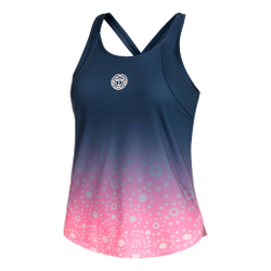 Женская теннисная майка BIDI BADU Colortwist Tank Top Women - Pink, Dark Blue