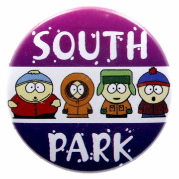 Значок South Park ( Фиолетовый фон ) (127)