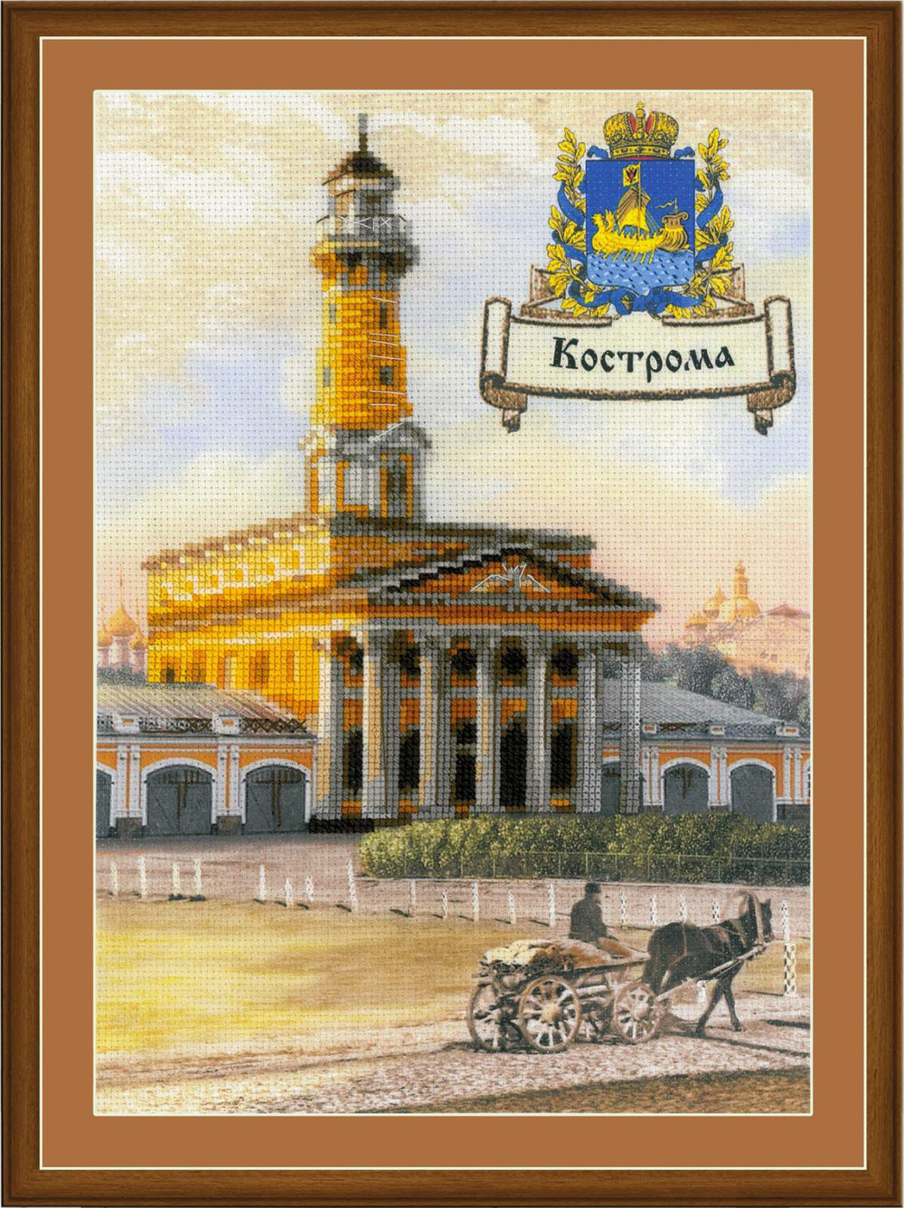 Наименование:"Города России. Кострома"¶Артикул:№0056 РТ¶Каталог: 29¶Нитки: мулине Anchor¶Цветов: 18¶