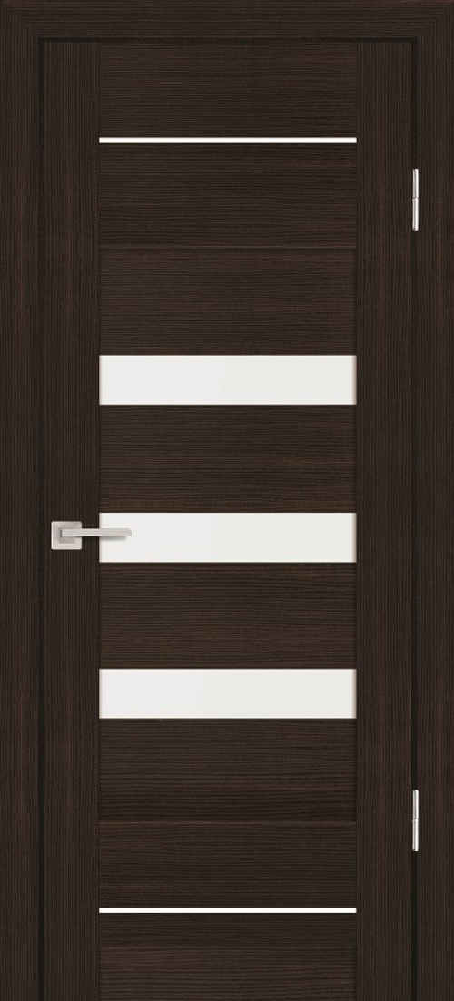 Дверь PS-18 / Цвет Венге Мелинга / белый сатинат / Двери PROFILO PORTE