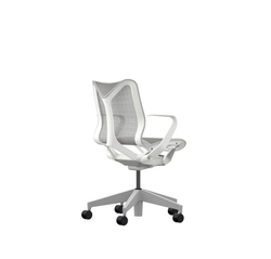 Кресло Herman Miller Cosm, низкая спинка, цвет Mineral, нерегулируемые подлокотники
